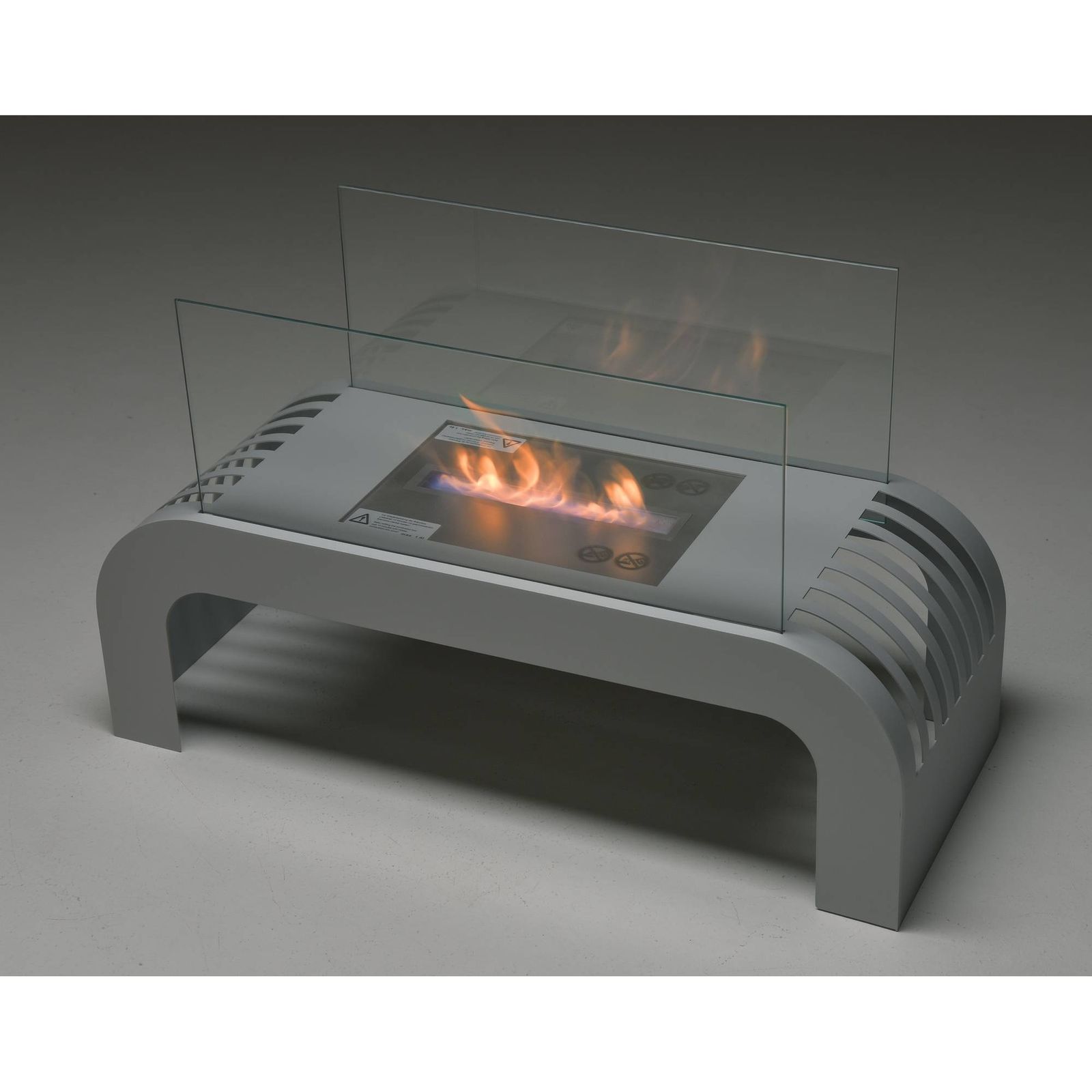 Přenosný bio krb Cincinatti stříbrný