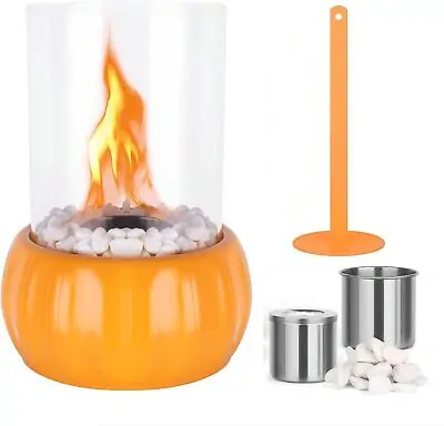 Stolní bio krb Rund 3 oranžový